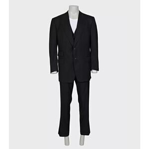 Tom Ford Men’s Black Three-Piece Wool Suit IT58 4XL